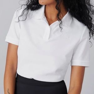 Cotton Relaxed Fit Polo Top